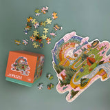 Lost at Last – 140‑Piece Mini Jigsaw Puzzle by Lantern Press