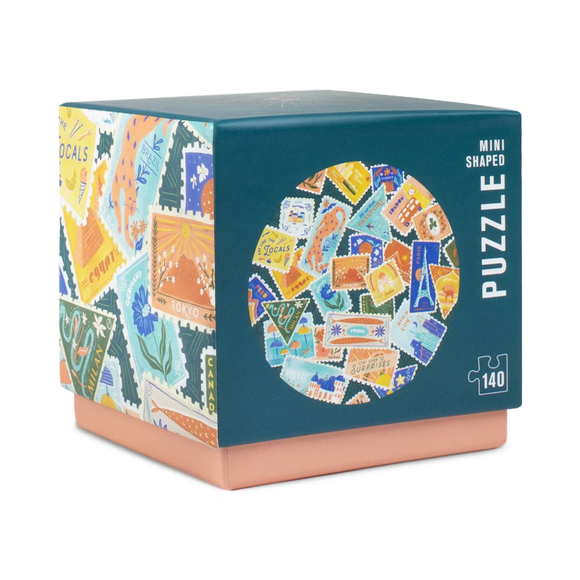 Well Traveled – 140‑Piece Mini Jigsaw Puzzle by Lantern Press