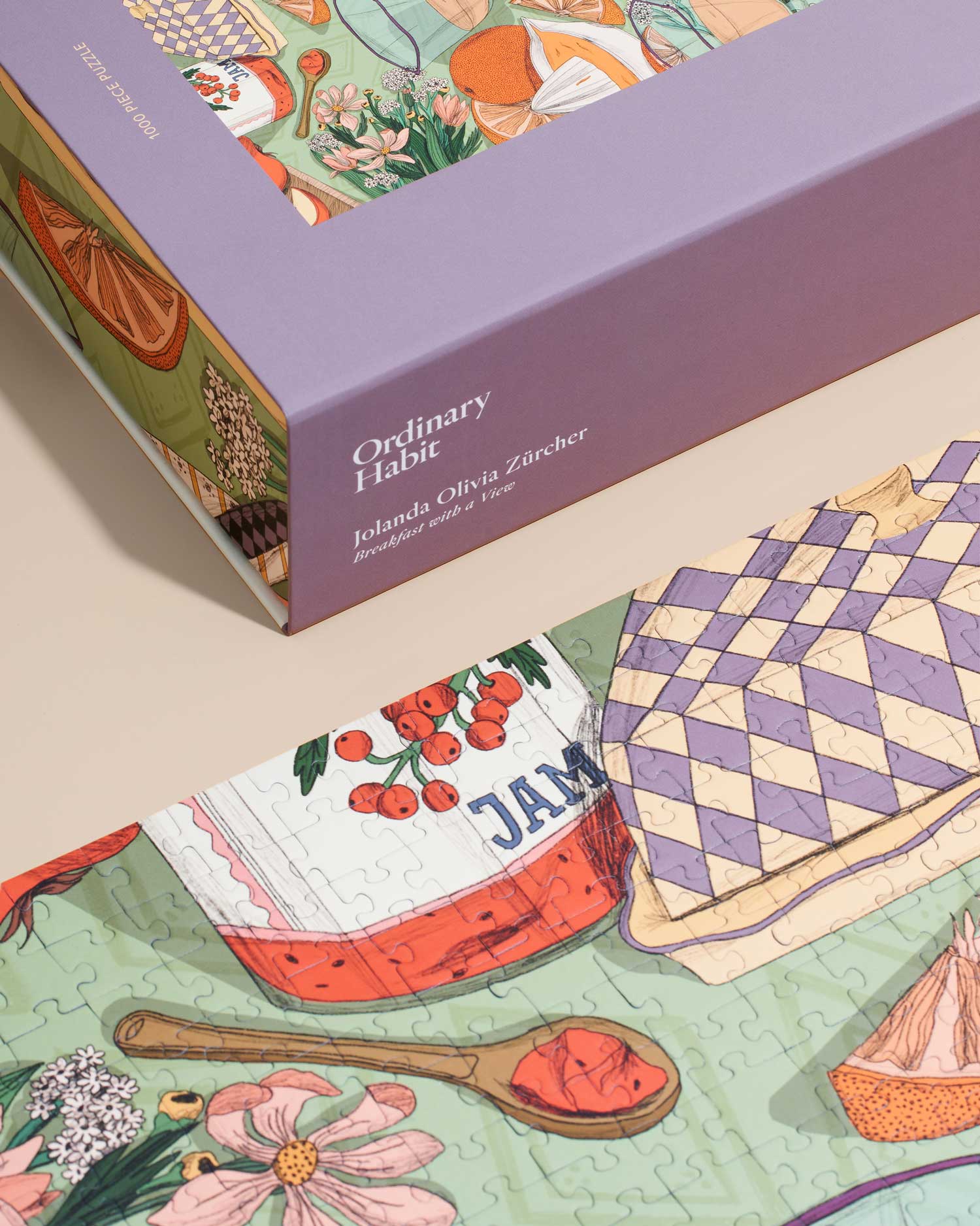 Breakfast with a View - 1000-Piece Jigsaw Puzzle by Ordinary Habit