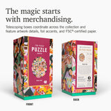 global table 750 piece puzzle lantern press