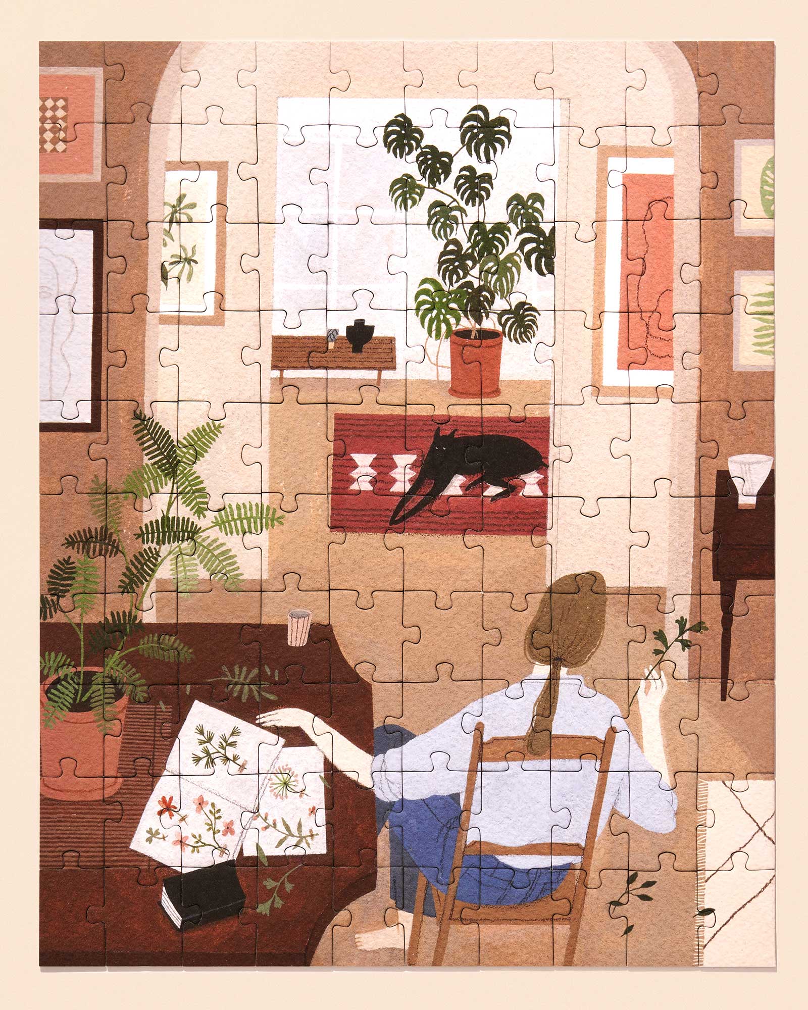 Herbarium - 100-Piece Jigsaw Puzzle by Ordinary Habit