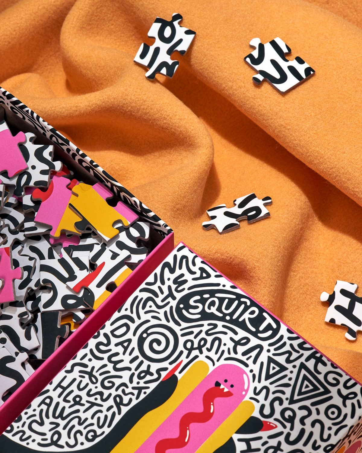 Hot Dog Monster - 100-Piece Jigsaw Puzzle by Ordinary Habit