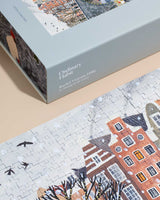 Ice Skating on the Canal Puzzle - 1000-Piece Jigsaw Puzzle by Ordinary Habit