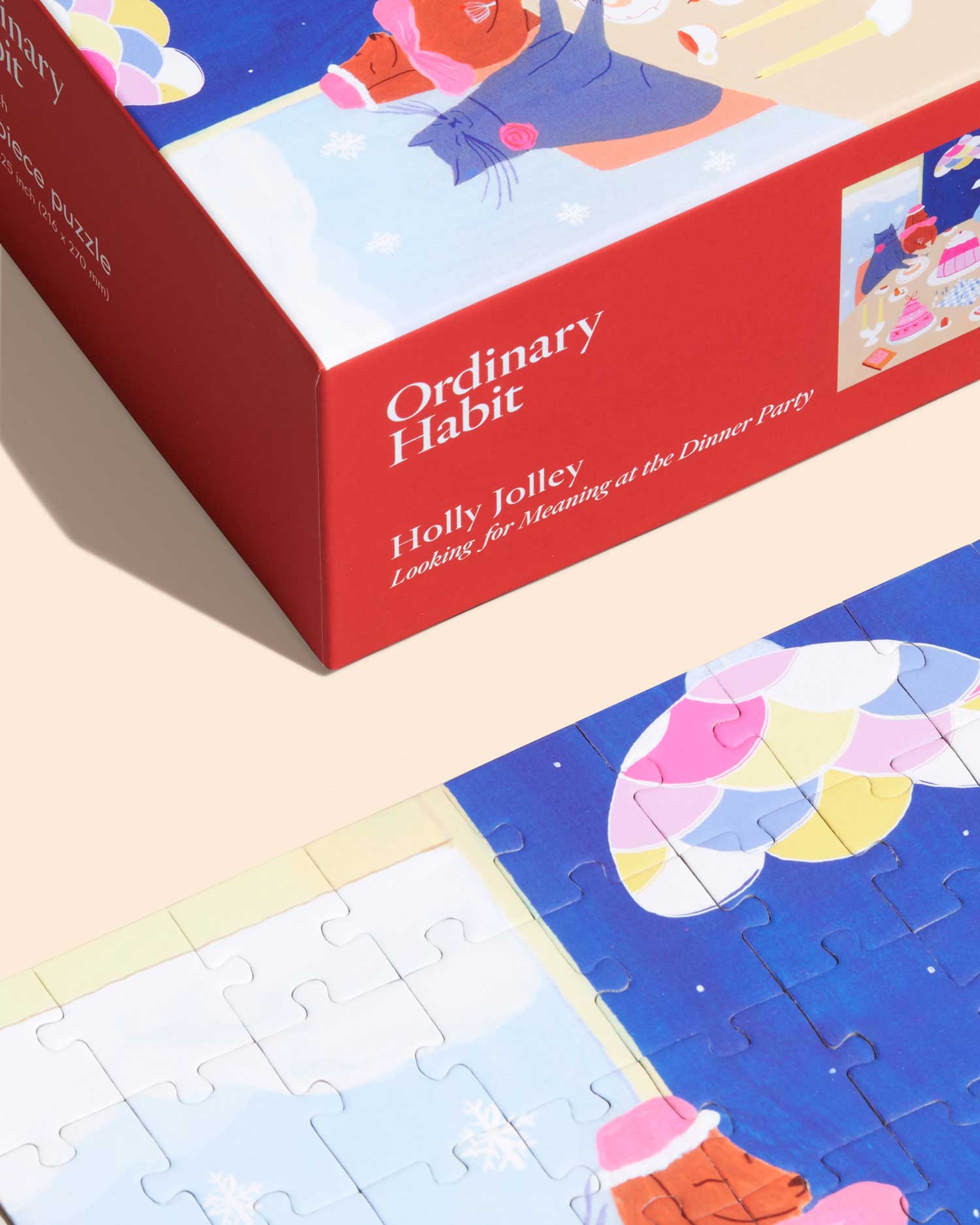 Looking for Meaning at the Dinner Party - 100-Piece Jigsaw Puzzle by Ordinary Habit