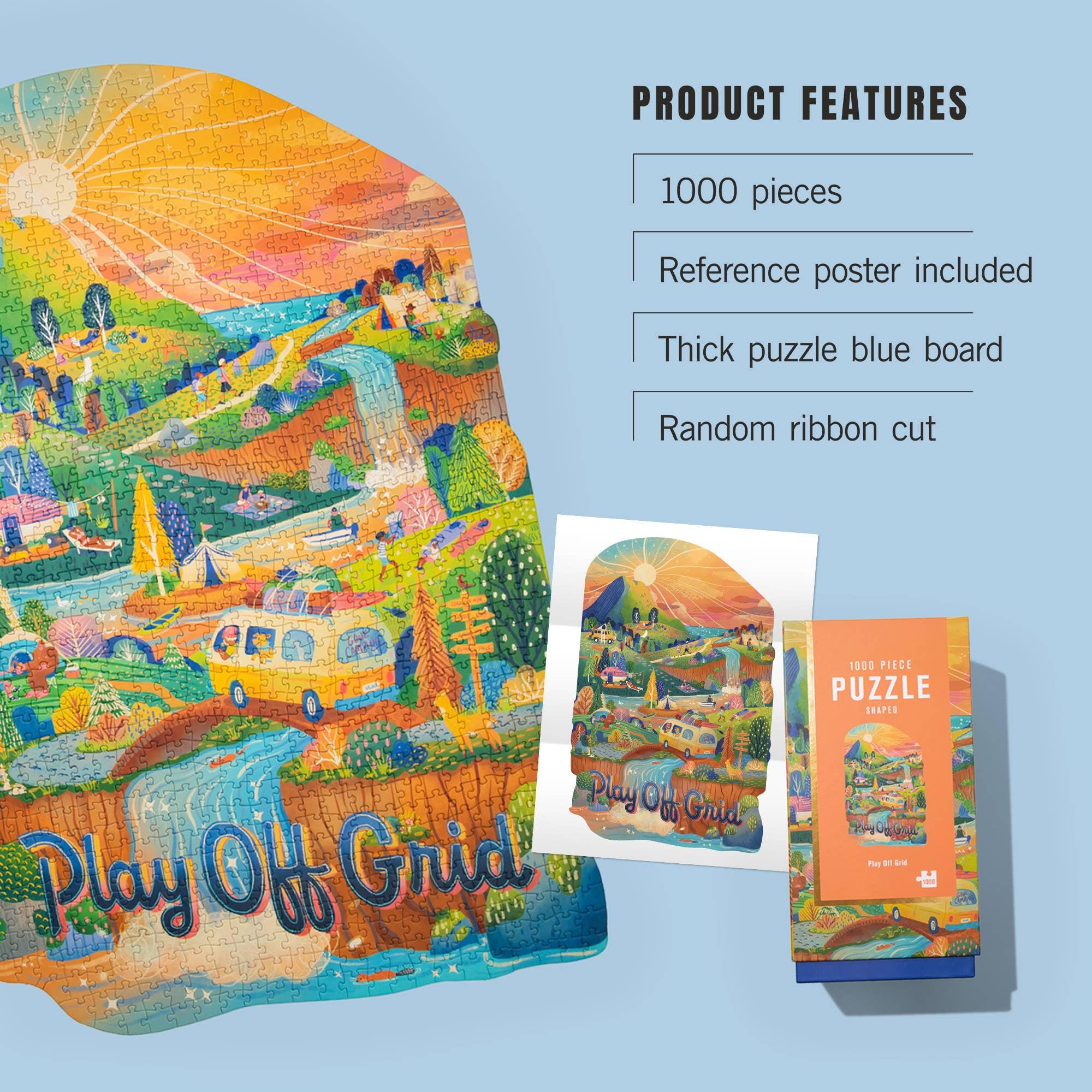 play off grid 1000 piece puzzle lantern press