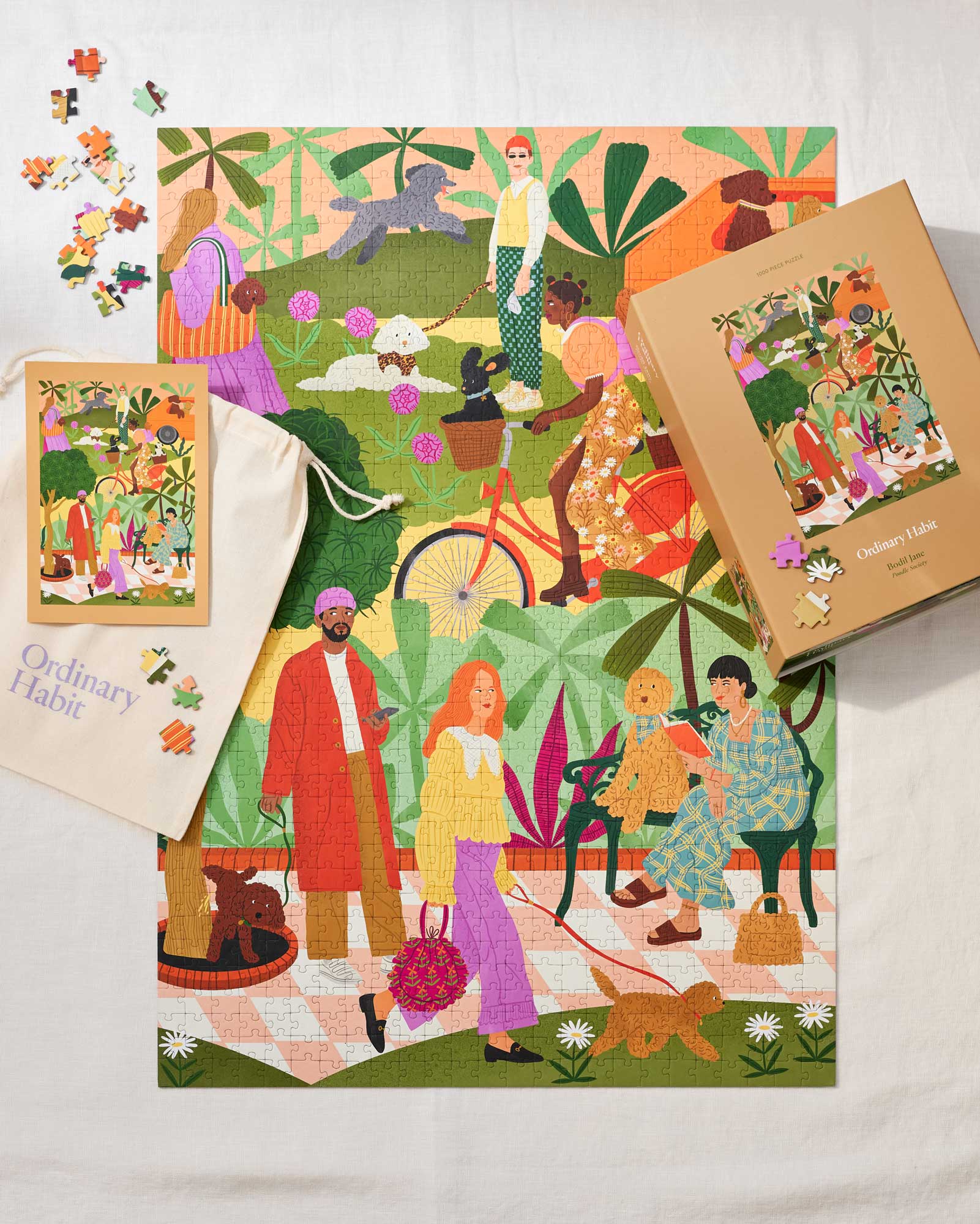 Poodle Society - 1000-Piece Jigsaw Puzzle by Ordinary Habit