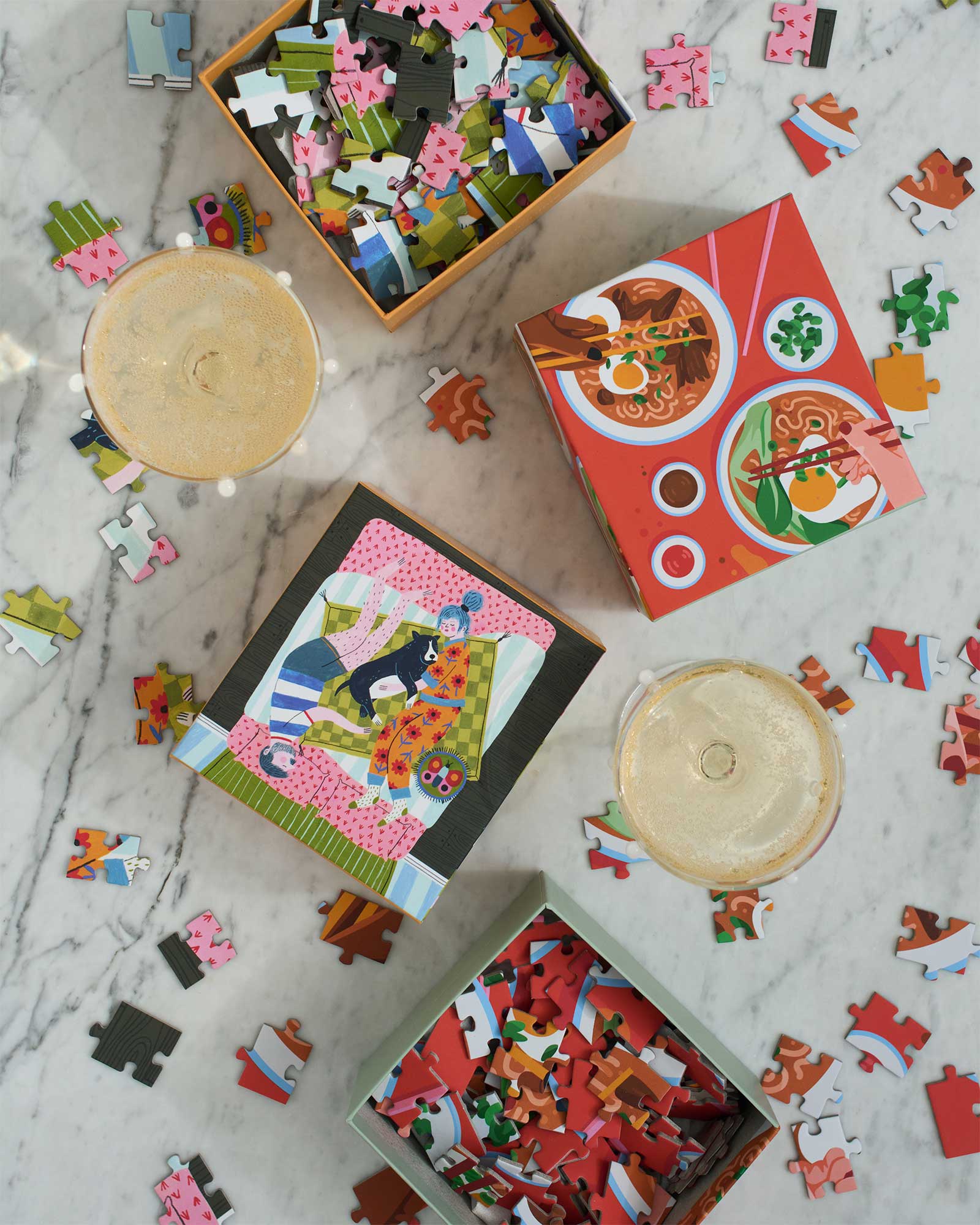 Ramen Lunch - 100-Piece Jigsaw Puzzle by Ordinary Habit