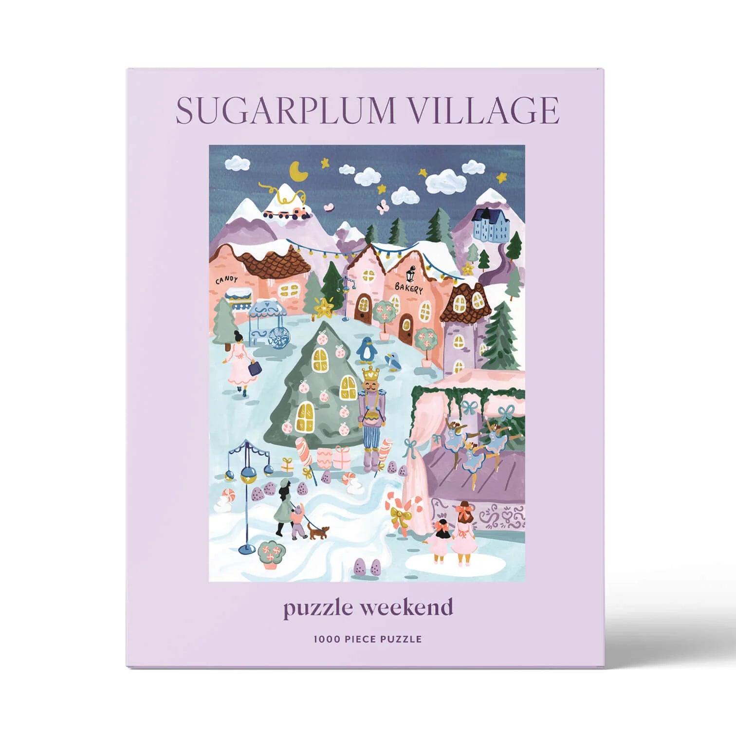 Sugarplum Village - 1000 Piece Christmas Jigsaw Puzzle by Puzzle Weekend