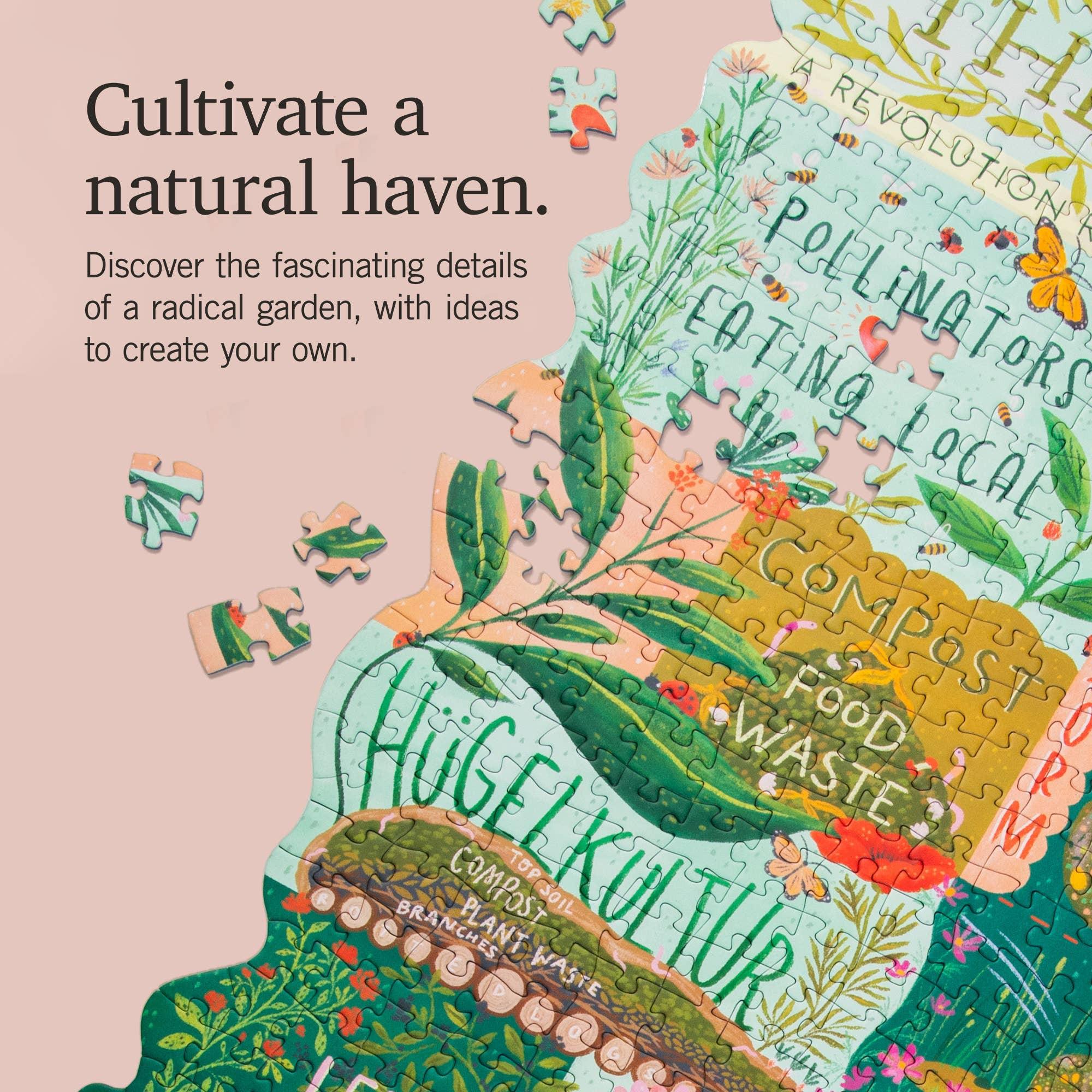 the radical garden 1000 piece puzzle lantern press