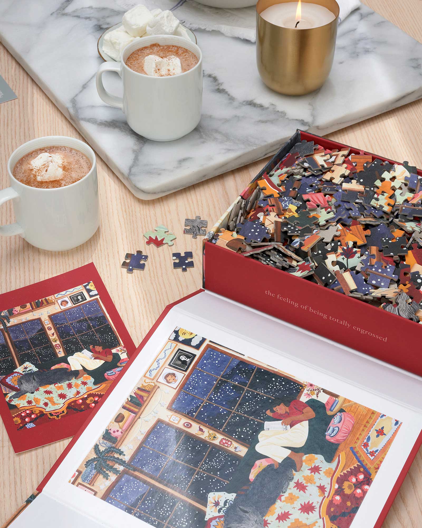 The Wolf and I - 500-Piece Jigsaw Puzzle by Ordinary Habit