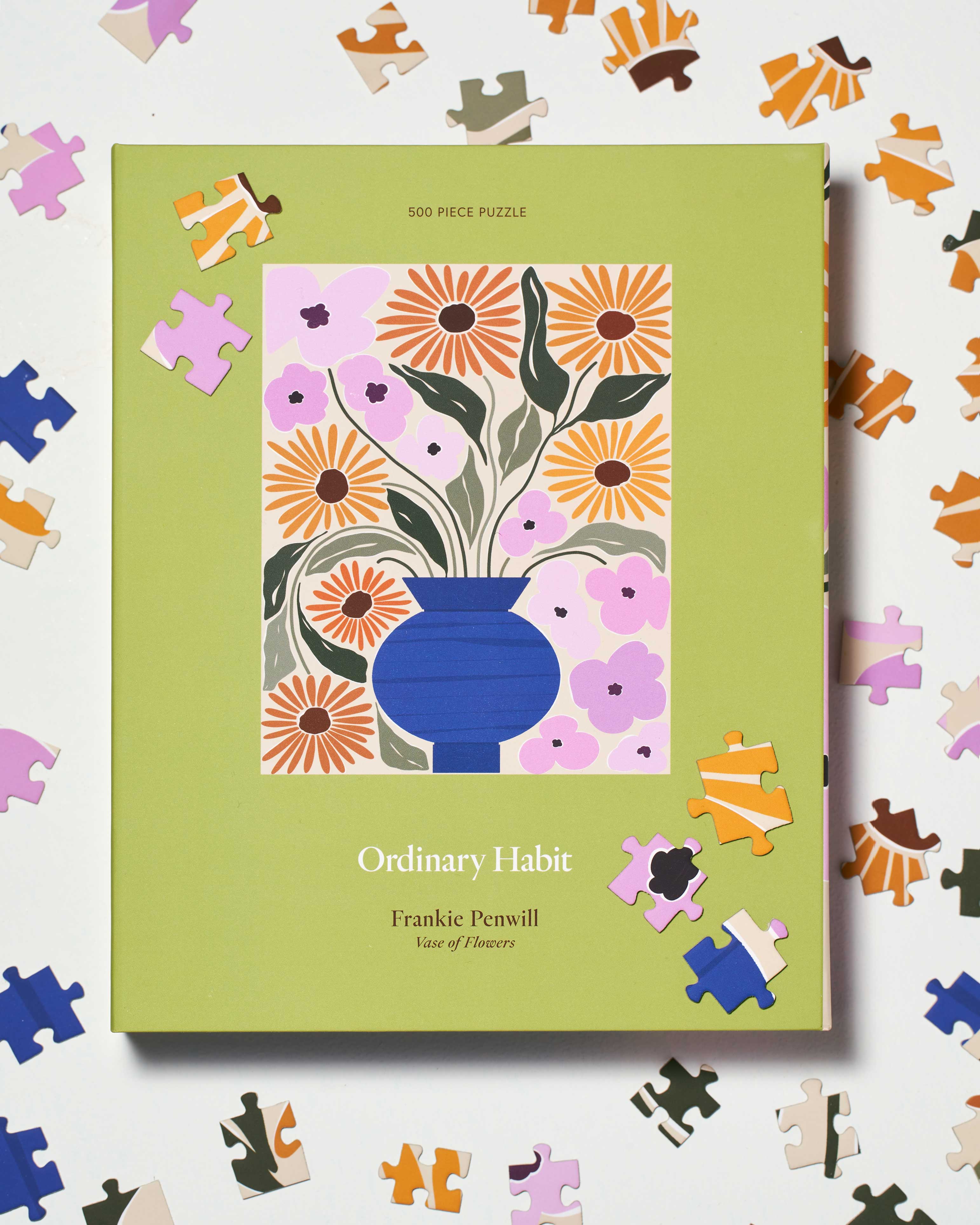 Vase of Flowers - 500-Piece Jigsaw Puzzle by Ordinary Habit