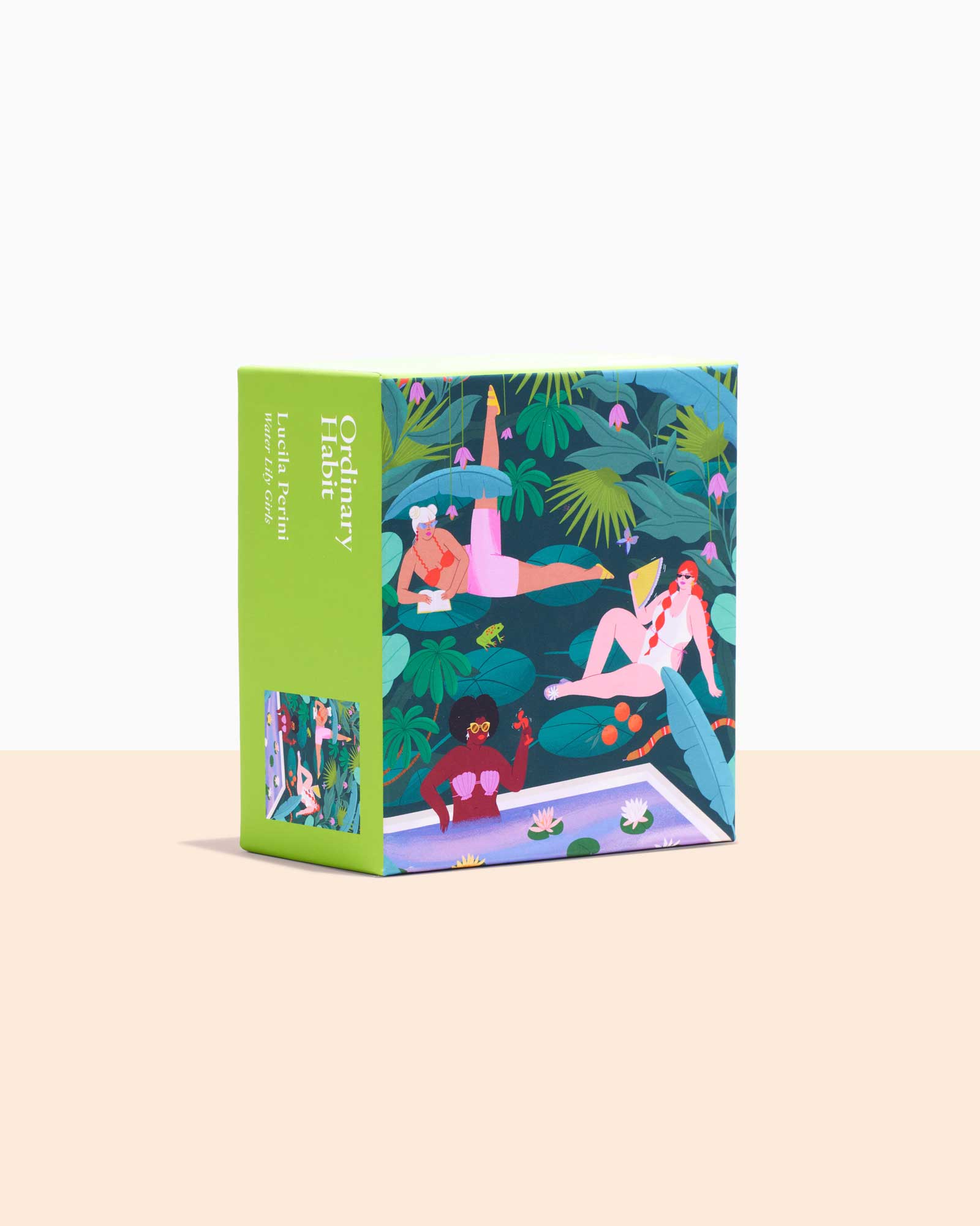 Water Lily Girls - 100-Piece Jigsaw Puzzle by Ordinary Habit