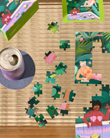 Water Lily Girls - 100-Piece Jigsaw Puzzle by Ordinary Habit