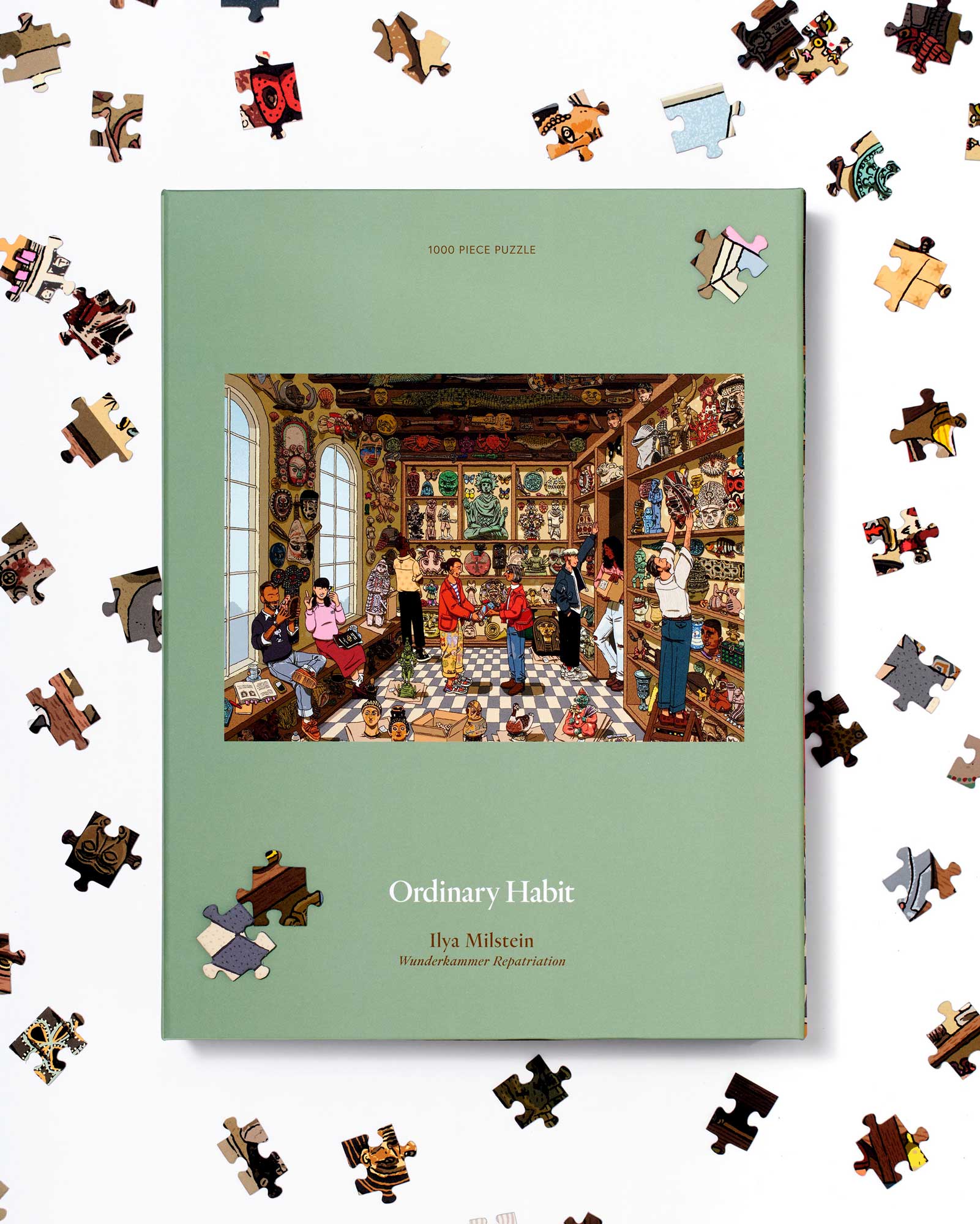 Wunderkammer Repatriation - 1000-Piece Jigsaw Puzzle by Ordinary Habit