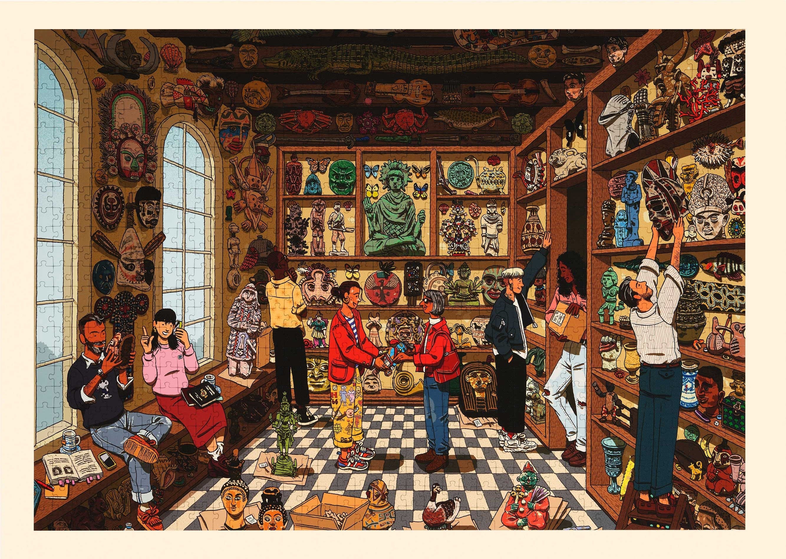 Wunderkammer Repatriation - 1000-Piece Jigsaw Puzzle by Ordinary Habit