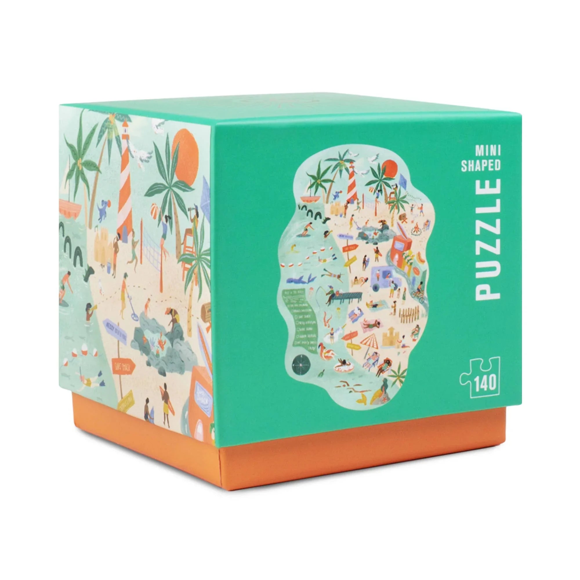 Fun in the Sun – 140‑Piece Mini Jigsaw Puzzle by Lantern Press