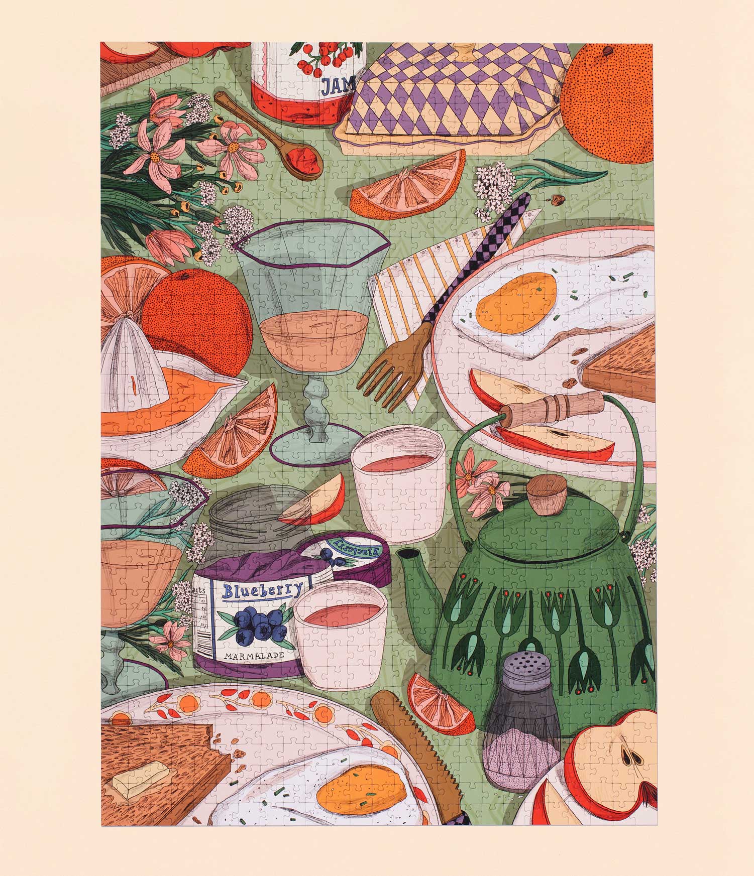 Breakfast with a View - 1000-Piece Jigsaw Puzzle by Ordinary Habit