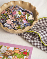 Brunch and Cats - 1000-Piece Jigsaw Puzzle by Ordinary Habit