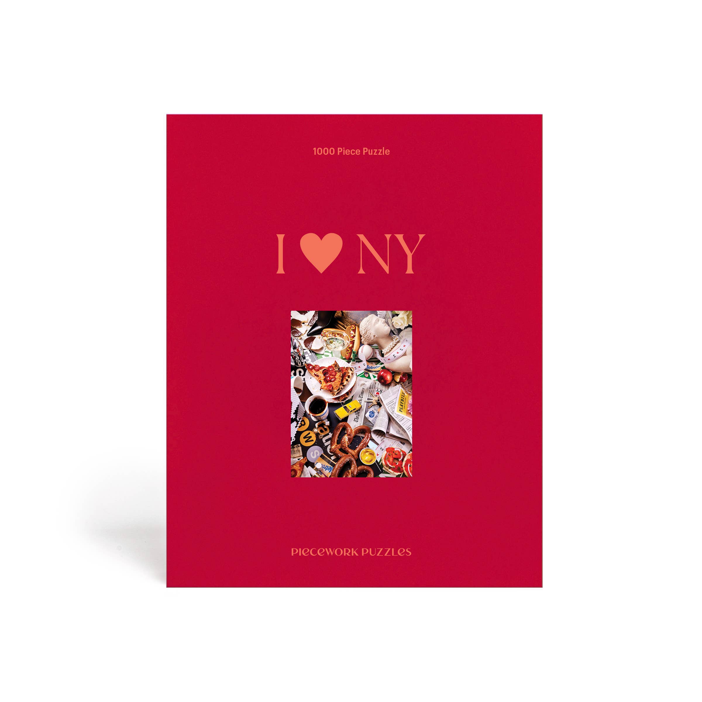 i love ny 1000 piece jigsaw puzzle by piecework puzzles