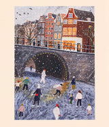 Ice Skating on the Canal Puzzle - 1000-Piece Jigsaw Puzzle by Ordinary Habit