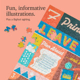 leave no trace 1000 piece puzzle firelight collection lantern press