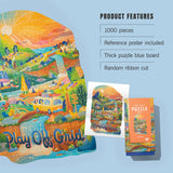 play off grid 1000 piece puzzle lantern press