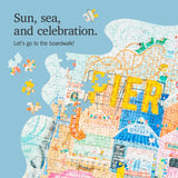 seaside gateway 1000 piece puzzle lantern press