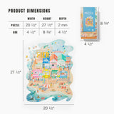 seaside gateway 1000 piece puzzle lantern press