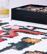 Snakes in the Garden - 500-Piece Jigsaw Puzzle by Ordinary Habit