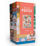 travel facts 1000 piece puzzle lantern press