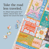 travel facts 1000 piece puzzle lantern press